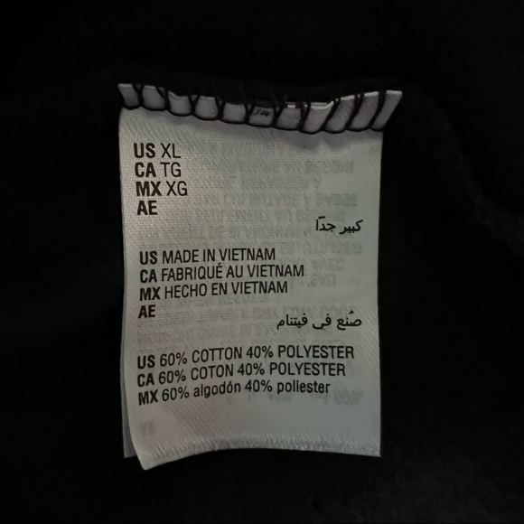 Id Ideology Women's Fleece Black Sweatshirt, Created for Macy's XL - Picture 7 of 10